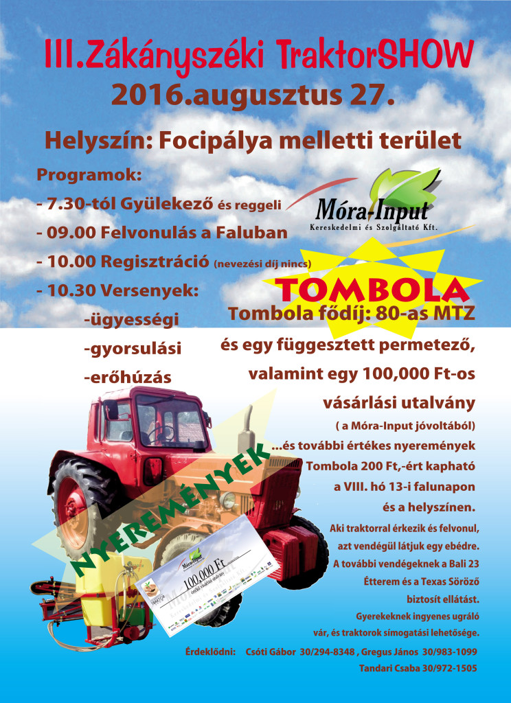 traktorSHOW plakát